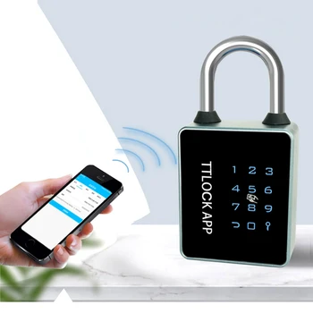 TTLOCK Окачени Заключване Водоустойчив Парола IC карта RFID Smart Lock, Bluetooth APP Control анти-кражба Багажная Чанта Домашна Електронна Вратата NFC