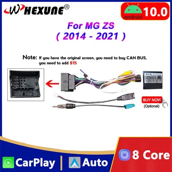 WHEXUNE За MG ZS 2014 2015 2016 2017-2021, мултимедиен плеър Canbus