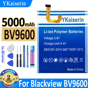 YKaiserin Батерия BV 9600 5000 ма за Blackview BV9600/BV9600 Pro/BV 9600 Pro/BV9600Pro Телефон на най-новия производство Bateria