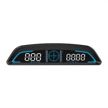 Авто Централен дисплей Универсален GPS-измерване на Скоростта на HUD Цифрови Датчици С Адаптивни Датчик за светлина Екран с висока разделителна способност За определяне на скоростта на
