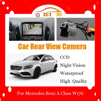 Автомобилна камера за обратно виждане за Mercedes Benz A Class W176 2012 ~ 2015 Водоустойчив CCD Full HD резерв парковочная камера за нощно виждане