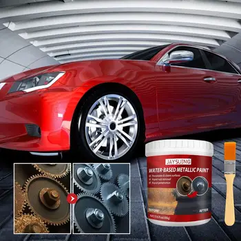 Автомобилна метална боя на водна основа За премахване на ръжда с телена четка, Универсални аксесоари за защита от ръжда, колата покрива