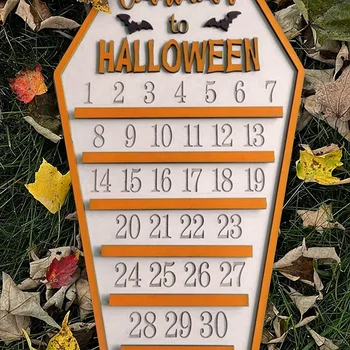 Адвент-календар на Хелоуин На 31 Ден, Честит Календар за Гроба на Хелоуин + Изрязване на трите бижута B