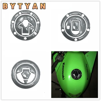 Аксесоари за мотоциклети BYTYAN, Универсална безплатна доставка, 1 бр., защитен стикер от въглеродни влакна за Kawasaki