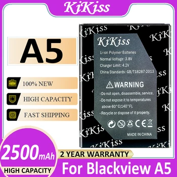 Батерия KiKiss 2500 ма За Blackview A5 A 5 Bateria