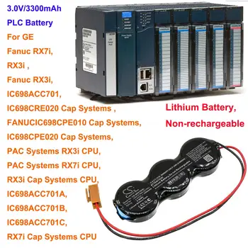 Батерия АД OrangeYu 3300 mah за GE Fanuc RX7i, Fanuc RX3i, IC698ACC701, IC698ACC701A, IC698ACC701B, IC698ACC701C