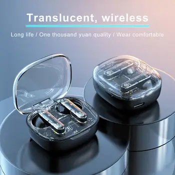 Безжични слушалки Спортни слушалки Безжични слушалки за спорт с отлично качество на звука и шумопотискане чрез докосване или микрофон