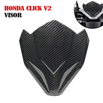 Ветрозащитный екран мотоциклет, козирка на предното стъкло, защитен калъф за Honda Click 125i/150i 125 V2, Аксесоари за мотоциклети от ABS-пластмаса, в стил V2