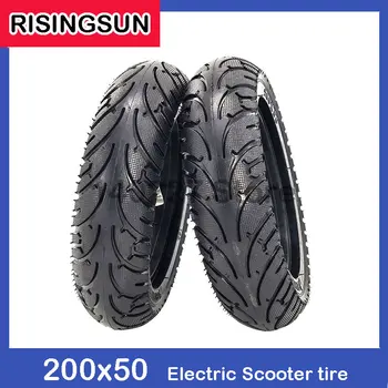 Висококачествена твърда гума RISINGSUN 200x50 8-инчов гума, подходящи за електрически самобалансирующегося скутер на въздушна възглавница 200*50 8* а безкамерни гуми 2T