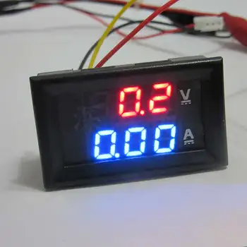 Волтметър за постоянен ток 0-100 В, Индикаторное обзавеждане, led Цифров измерител на напрежение, Тестирующее устройство, устройство за откриване на аксесоари, Червен