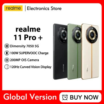 Глобалната версия на realme 11 Pro Plus 200MP OIS SuperZoom Камера 6,7 