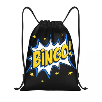 Гореща Игра на Бинго, с раница на съвсем малък, спортна спортна чанта за мъже, Женски раница за пазаруване