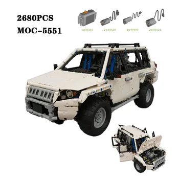 Градивен елемент на MOC-5551, Супер Камион, 2680 бр., висока сложност на снаждане на детайли модели, играчки за възрастни и деца, строителни блокове, подаръци
