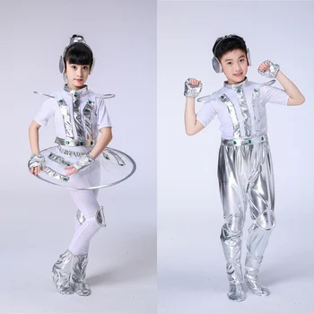 Детски Cosplay-костюм на робота-астронавт за момчета и момичета, аниме с Cartoony Скафандър за детска градина, Костюм за ролеви игри астронавти