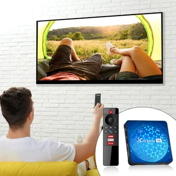 Дигитален дисплей Smart Tv Box Мултимедиен плеър за многократна употреба TV Box за хола на Дома