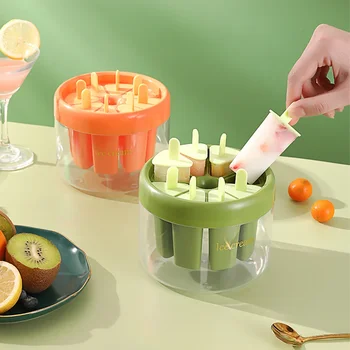 Домашен Сладолед Lolley Popsicle Форма За Приготвяне На Сладолед Мелачка Сладолед Домашно Замразяване Направете Сладолед Popsicle Кутия За Сладолед Магически Инструмент