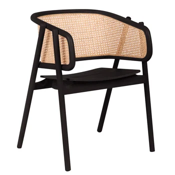 Дървени трапезни столове на открито, Модерни скандинавските офис трапезни столове, Ергономични мебели за хола Eetstoelen Home Furniture B1