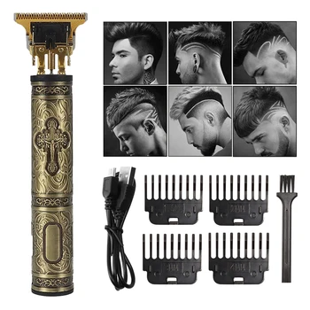 Електрическа машина за рязане на коса, Акумулаторни професионални машинки за стригане, Преносими Безжични машинки за подстригване на коса за мъже