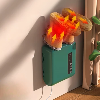 Електрическа Сушилня за обувки, монтиран на стената Дезодорант за Обувки, Домакински Многофункционална машина за сушене на обувки, Бърз Нагревател топли обувки, за дома