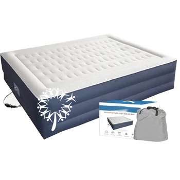 Електрически надуваеми легло с вградена помпа надуваема Бърза туристическа чанта за носене Надуваем матрак Надуваема надуваема легло