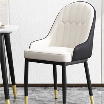 Ергономичен стол за Хранене, За хол, С Подкрепата на облегалката Италиански Тоалетка Nordic Chair Дизайнерски мебели за хола Muebles Para El Hogar Мебели за стаята