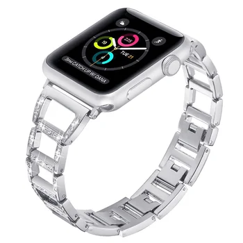Жена Подвижна гривна за Apple Watch Band Series 8 7 6 SE 5 4 3 Каишка Ultra 49 мм 41 мм 45 мм 40 мм 44 мм 38 мм 42 мм Метална Каишка