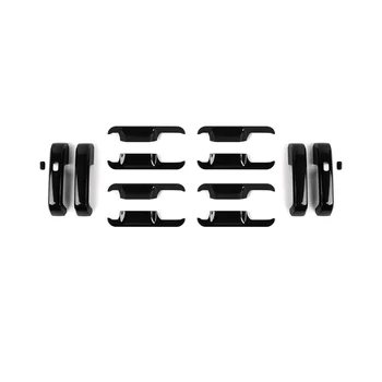 За Ford F150 2015-2020 дръжки на Вратите седалките + защитни капачки вратата на купата на аксесоари за украса -ABS черна