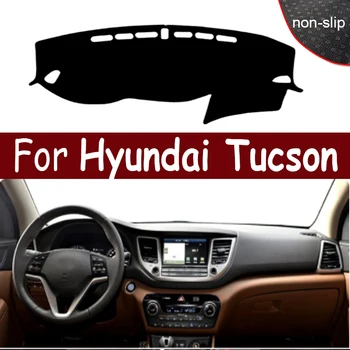За Hyundai Tucson TL 2015 2016 2017 2018 2019 2020, покриване на арматурното табло на автомобила, Защитна подплата, подложка за арматурното табло, Килими, Аксесоари