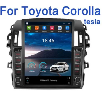 За Tesla Стил 2Din Android 12 Радиото в автомобила На Toyota Corolla 10 E140 E150 2006-2013 Мултимедиен Плейър GPS Стерео Carplay