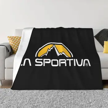 Завивки с логото на La Sportiva, Velvet принт, мултифункционален меко одеяло за постелки, офис плюшевое коварен одеяло
