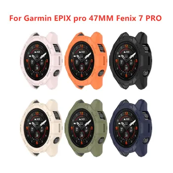 Защитен калъф за Garmin EPIX pro 47 мм/Fenix 7 PROsmart Watch, защитен калъф, защитна рамка за броня