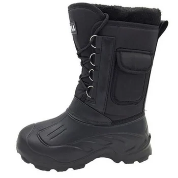 Зимни улични ловни рибарски минерални непромокаеми високи обувки, Мъжки Катерене спортни Свръхлеки дебели флисовые Топли нескользящие зимни обувки
