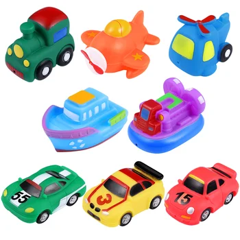 Играчки за баня на бебето По Време на Къпане, Сжимающий Звук, Пътен автомобил, Плаващ Автомобил за къпане на малки деца