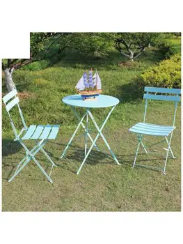 Имитация на лозови насаждения, разход на маса и стол, на открито, градина, тераса, осветление и сгъваема маса и стол за почивка