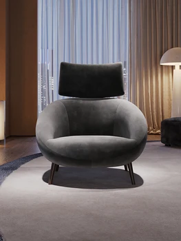 Италианско един стол за отдих онлайн знаменитост скандинавски луксозен артистичен дизайн стол за почивка мързелив разтегателен фотьойл