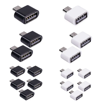 Кабел за предаване на данни Micro USB адаптер USB 2.0 конектор, USB OTG, конвертор за Android