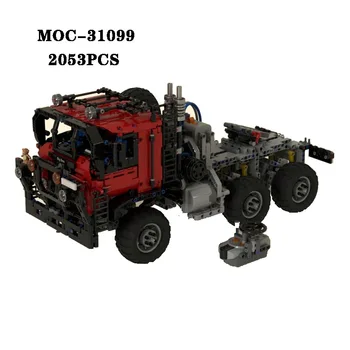 Класически блок MOC-31099 Вездеходный офроуд камион 2053 бр., сплайсированная модел, играчка за възрастни и деца, подарък за рожден Ден