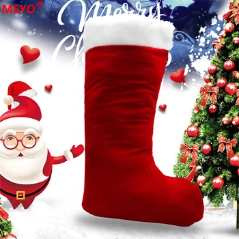 Коледни чорапи, подаръци за деца, Коледни украси, Подарък чанта, аксесоари за декорация, подарък чанта, Празнични украси, играчки