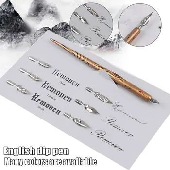 Комплект за притежателите на перьевой химикалки, кристално чист корпус химикалки, канцеларски принадлежности за масата