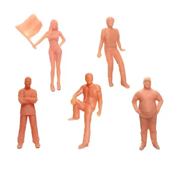 Комплект от фигури на хора в мащаб 1/64, малки хора за занаяти, природа, пясък маса