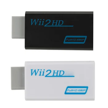 Конвертор, който е съвместим с WII и HDMI адаптер 1080P 3.5 мм Аудио за PC монитор с висока разделителна способност