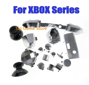 контролера на Xbox серия S X и Хромирани Брони LB РБ LT RT, Води, Подмяна на Бутона D-pad ABXY