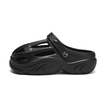 Летни мъжки сандали 2023, плажни обувки, улични тенденция мъжки чехли, удобни меки дишащи чехли за баня, домашни обувки