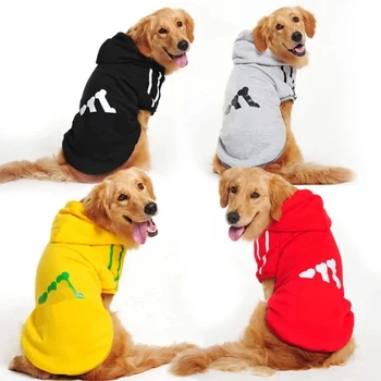 Луксозна зимни дрехи за домашни кучета, Блузи, Hoody за малки, Средни и големи кучета, Яке, палто, Костюм кученце Чихуахуа, френски булдог