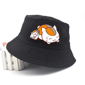 Лятна солнцезащитная шапка Аниме Книга приятелите на Нацумэ Такаши Мадара Cosplay Панама За възрастни Унисекс Модни Слънчеви шапки, Шапка Подпори