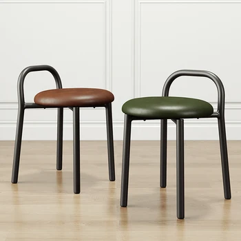 Малък Кухненски кът Модерен стол метален Скандинавски дизайн Столове за всекидневна Home Lounge Cadeiras De Jantar Предмети от бита