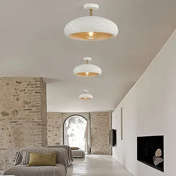 Модерен led окачен тавана лампа за трапезария, спални, полилеи Wabi Sabi, кухня, всекидневна, дрешник, лампа за декорация на дома E27