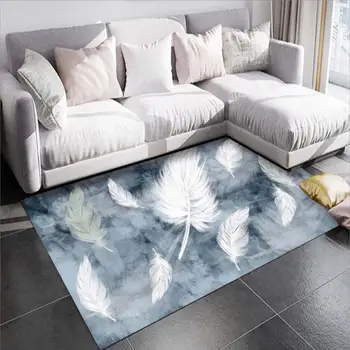 Модерен Кристална velvet килим, нескользящие постелки за спални, хол, Диван, килим, в скандинавски стил, висококачествена подложка за декорация на дома