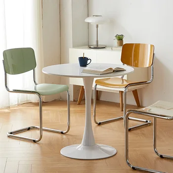 Модерен, скандинавски минималистичен Домашен маса за Хранене, стол За дневна, Стол за почивка на възрастни, Един Модерен Салон, вещи от първа необходимост