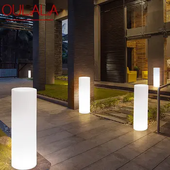 Модерен цилиндричен озеленяване лампа OULALA, Творчески уличен led светлина за косене на трева с дистанционно управление, водоустойчива IP65 за градината на хотела